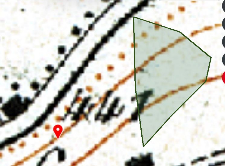 Siegfriedkarte 1880: unbebautes Feld- und Gartenland an der Mettstrasse, 49 Jahre vor dem Bau des Chalets