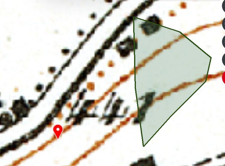 Siegfriedkarte 1915: unbebautes Feld- und Gartenland an der Mettstrasse, 14 Jahre vor dem Bau des Chalets